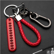 Braided phone number key chain, view 13 - MRSLM