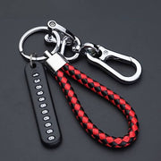 Braided phone number key chain, view 19 - MRSLM
