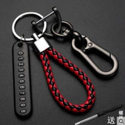 Braided phone number key chain, view 28 - MRSLM