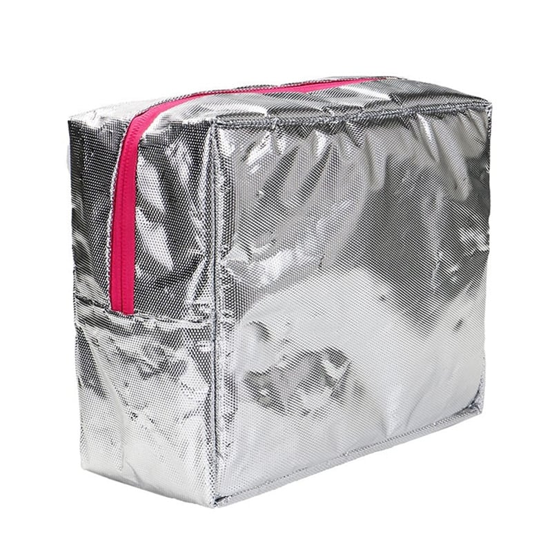 insulated PU leather lunch bag, view 12 - MRSLM