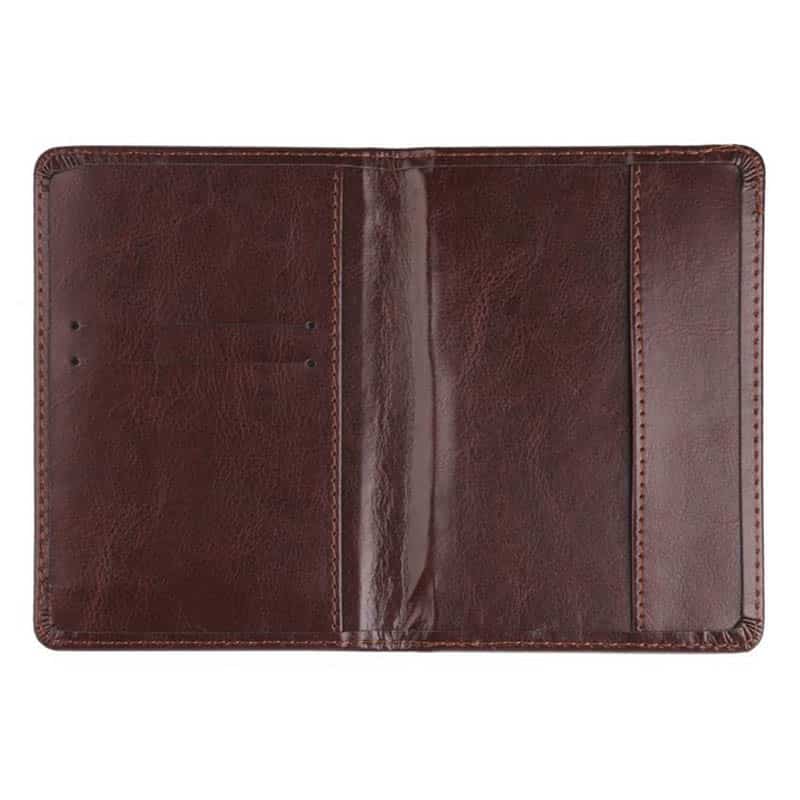 PU leather passport and card holder, view 8 - MRSLM