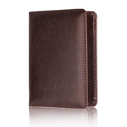 PU leather passport and card holder, view 5 - MRSLM