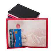 women's faux leather passport cover, view 14 - MRSLM
