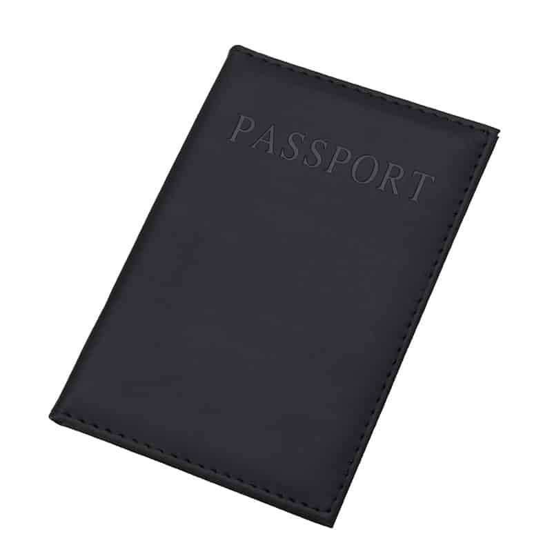 women's faux leather passport cover, view 17 - MRSLM
