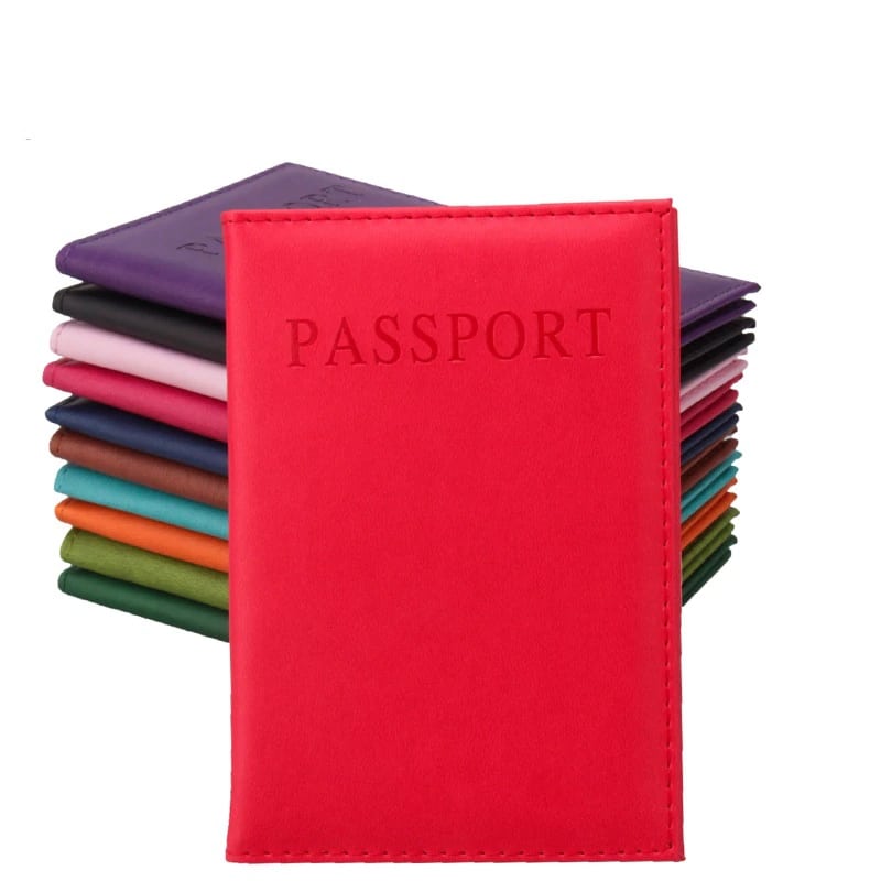 women's faux leather passport cover - MRSLM