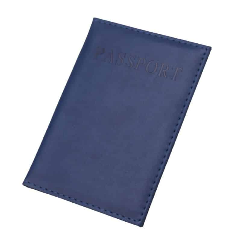 women's faux leather passport cover, view 2 - MRSLM