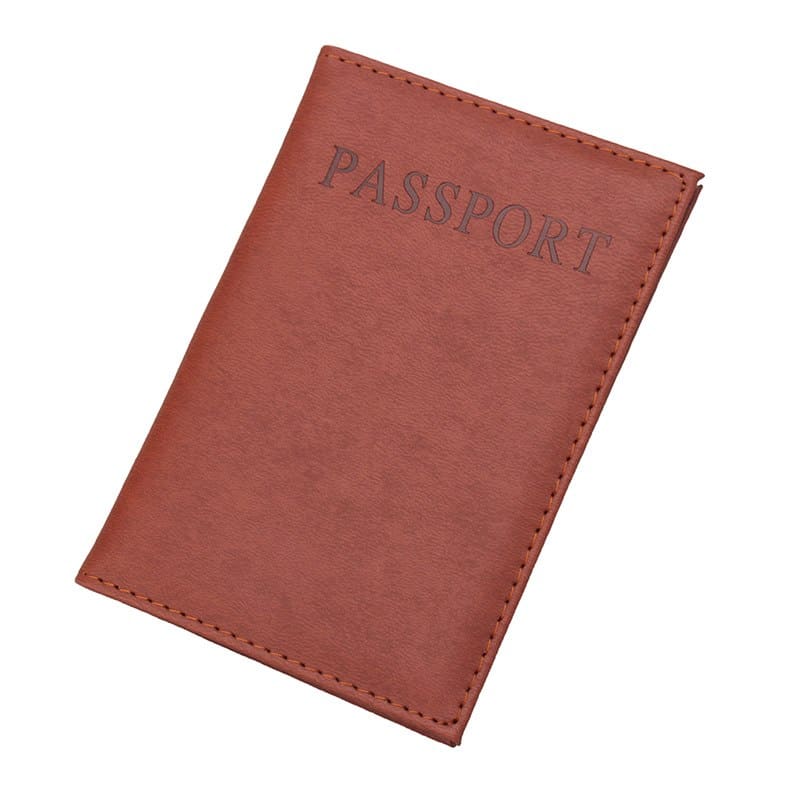 women's faux leather passport cover, view 6 - MRSLM