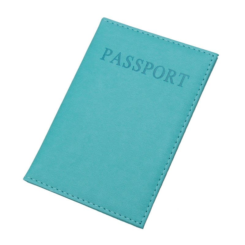 women's faux leather passport cover, view 10 - MRSLM