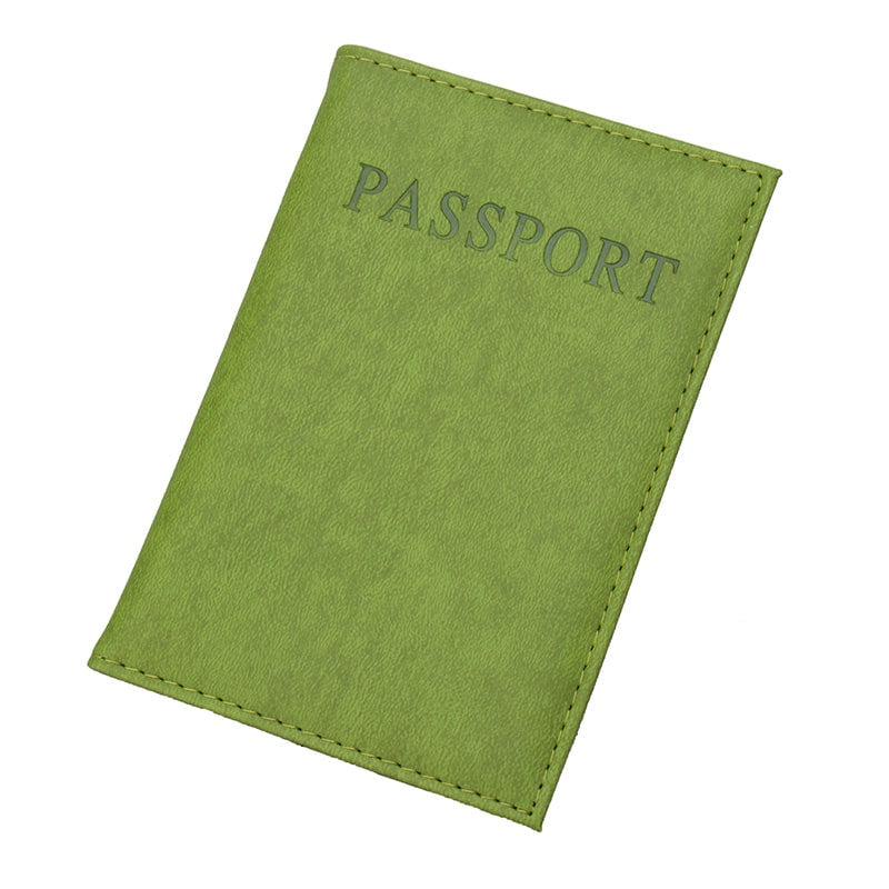 women's faux leather passport cover, view 11 - MRSLM