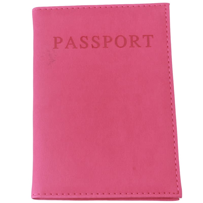 women's pu leather passport holder - MRSLM