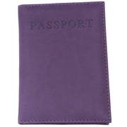 women's pu leather passport holder, view 4 - MRSLM