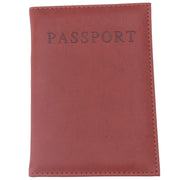 women's pu leather passport holder, view 5 - MRSLM