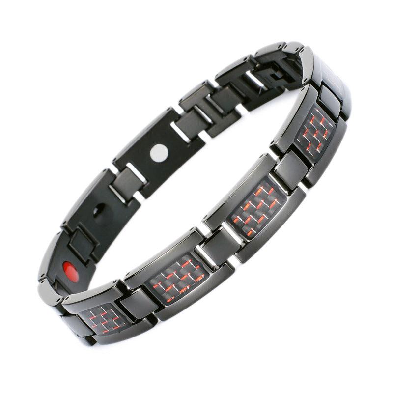 titanium steel magnetic bracelet, view 4 - MRSLM