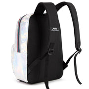 women's laser PU leather backpack, view 2 - MRSLM