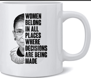 Ruth Bader Ginsburg Ceramic Mug - MRSLM