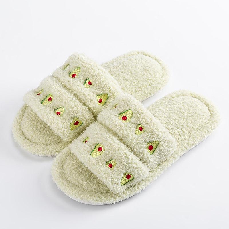 Home indoor plush slippers, view 4 - MRSLM