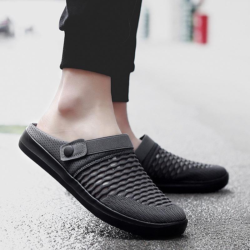 Flat slip-on half slippers, view 8 - MRSLM