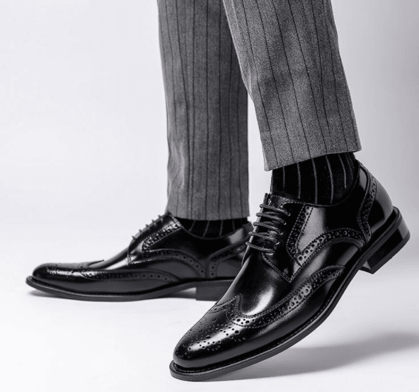 Men's British leather dress shoes - MRSLM