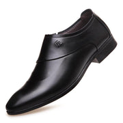 men's breathable business leather shoes, view 4 - MRSLM