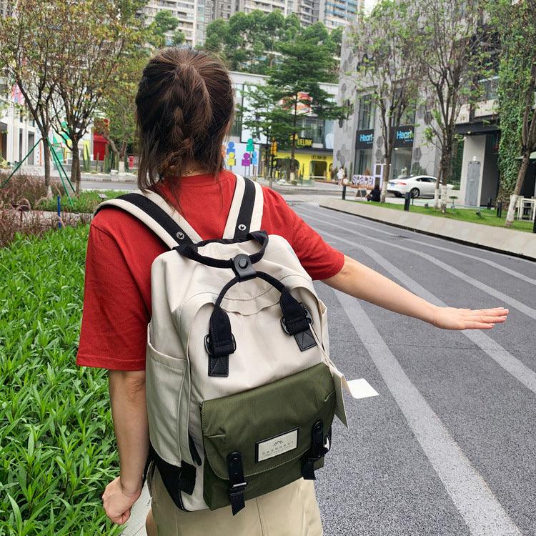 Pastel school backpack for girls, view 4 - MRSLM