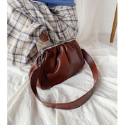 soft folds shoulder messenger bag, view 6 - MRSLM