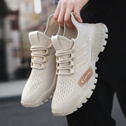Men's breathable canvas sneakers, view 4 - MRSLM