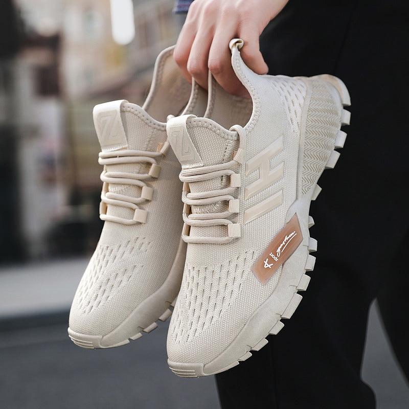 Men's breathable canvas sneakers, view 7 - MRSLM