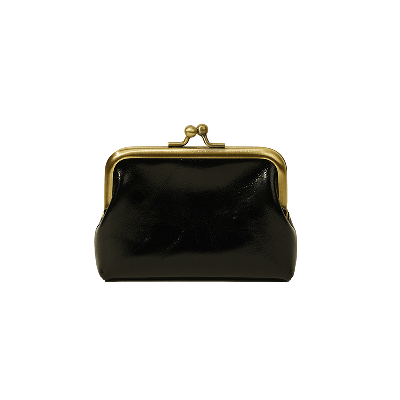 Retro leather mini coin purse, view 4 - MRSLM