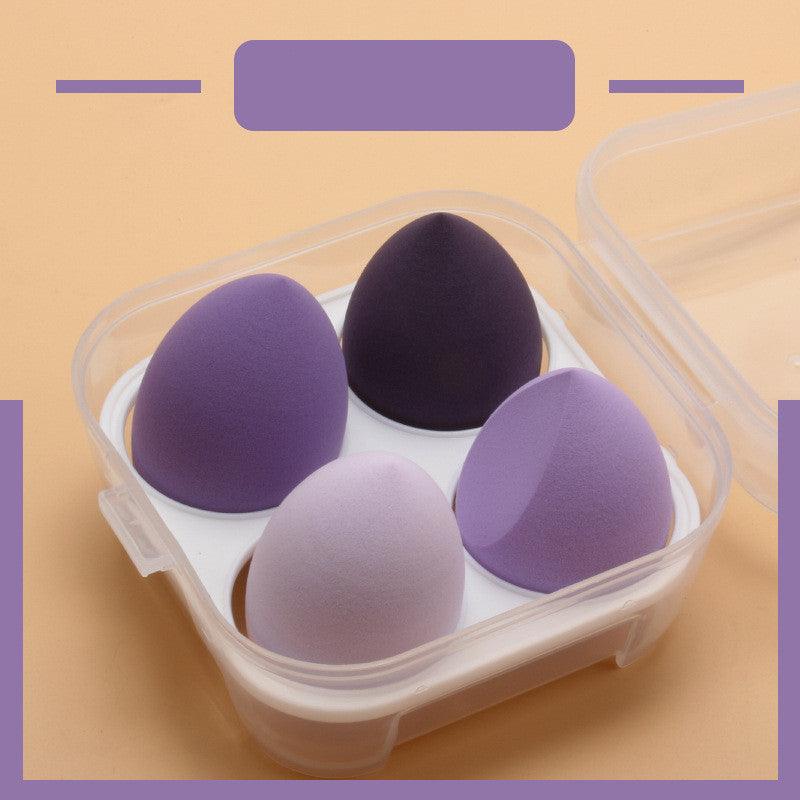 diagonal-cut beauty egg makeup sponge set, view 3 - MRSLM