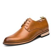 men's casual leather platform shoes, view 4 - MRSLM