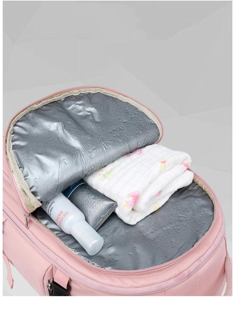 women's dry wet separation travel bag, view 2 - MRSLM