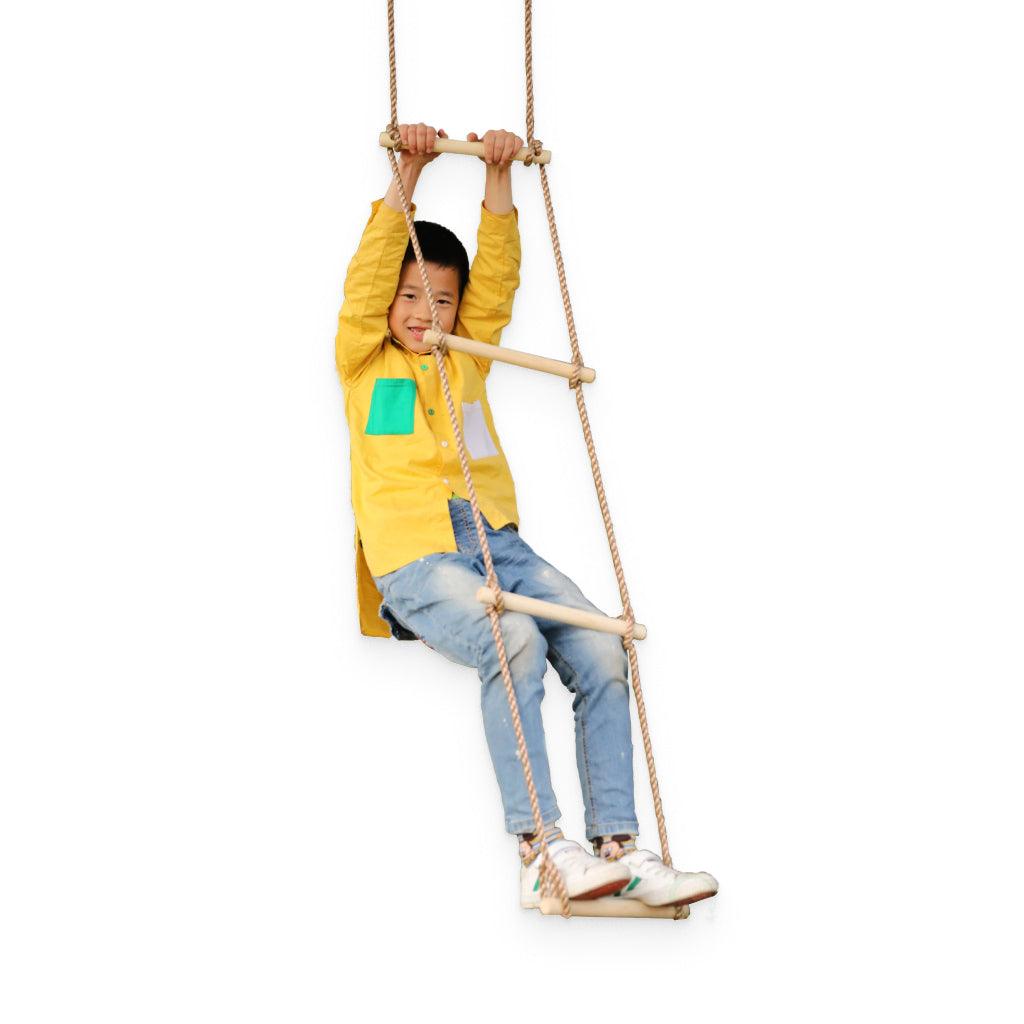 5 Step Climbing Wooden Rope Ladder - MRSLM