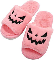 women's furry plush slippers, view 2 - MRSLM