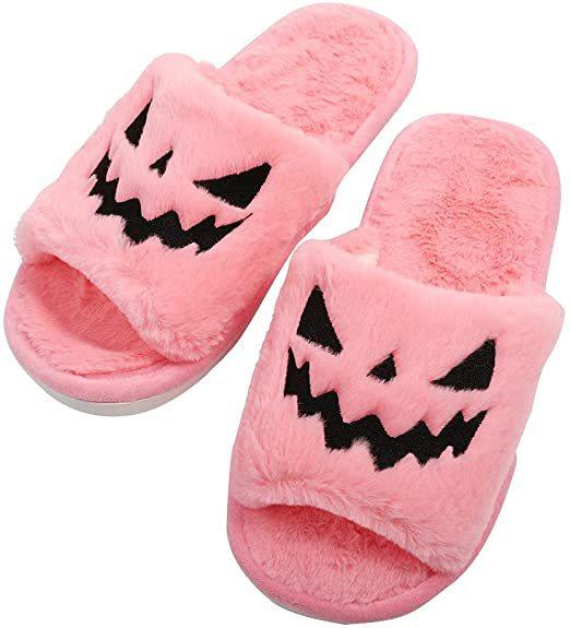 women's furry plush slippers, view 2 - MRSLM