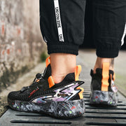 Men's casual mesh sneakers, view 3 - MRSLM