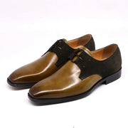 Men's carved Derby shoes, view 3 - MRSLM