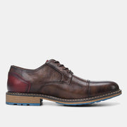 summer retro large size pu leather shoes, view 4 - MRSLM