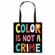 printed canvas shoulder bag, view 3 - MRSLM