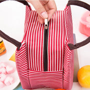 striped lunch bag, view 9 - MRSLM
