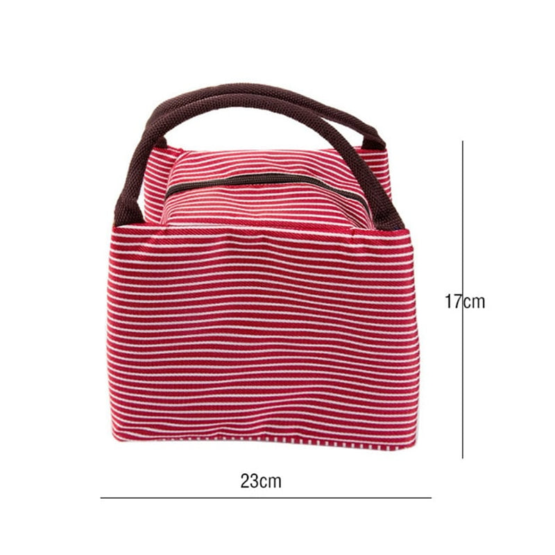 striped lunch bag, view 11 - MRSLM