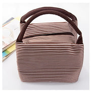 striped lunch bag, view 5 - MRSLM
