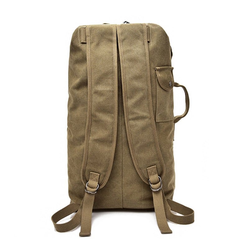 men's canvas travel backpack, view 19 - MRSLM