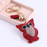 heart shaped crystal keychain, view 5 - MRSLM