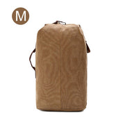 men's canvas travel backpack, view 3 - MRSLM