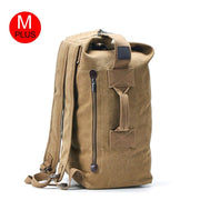 men's canvas travel backpack, view 4 - MRSLM