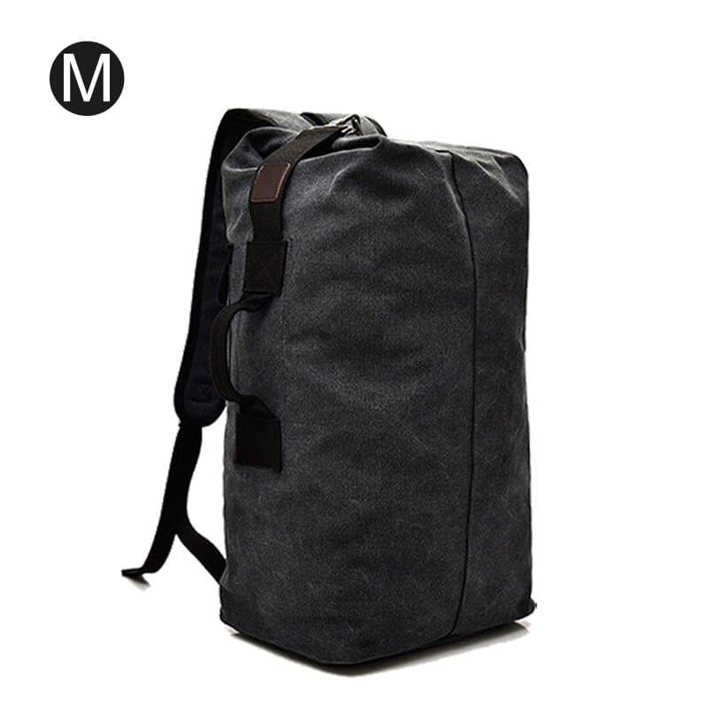 men's canvas travel backpack, view 8 - MRSLM