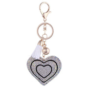 heart shaped crystal keychain, view 13 - MRSLM