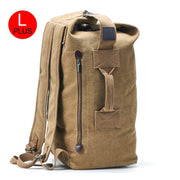 men's canvas travel backpack, view 11 - MRSLM