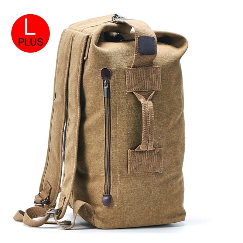 men's canvas travel backpack, view 11 - MRSLM