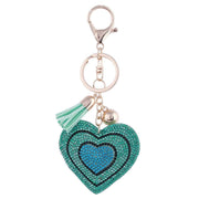 heart shaped crystal keychain, view 16 - MRSLM